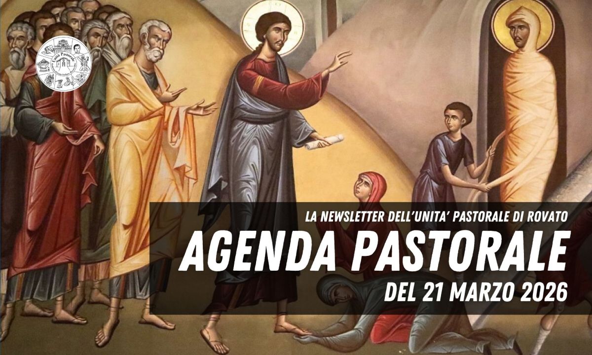 Agenda Pastorale del 21 Marzo&nbsp;2026