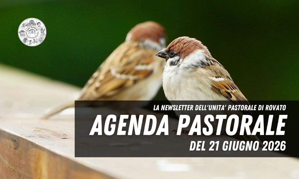 Agenda Pastorale del 20 Giugno&nbsp;2026