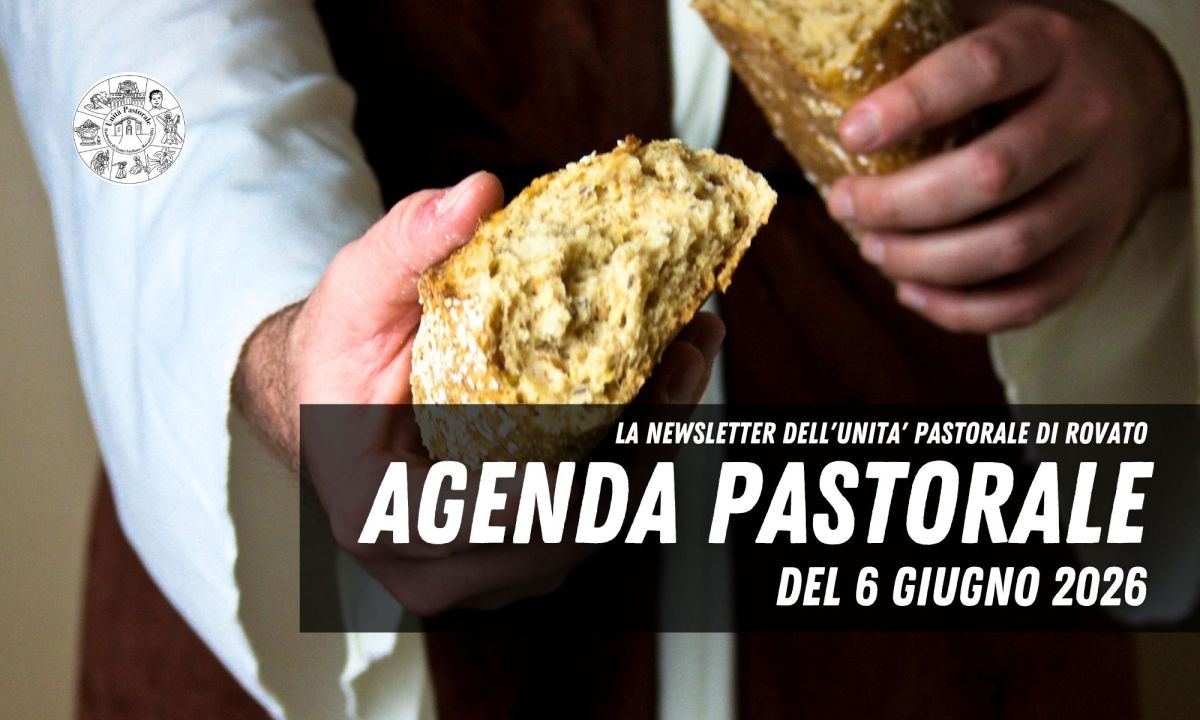 Agenda Pastorale del 6 Giugno&nbsp;2026