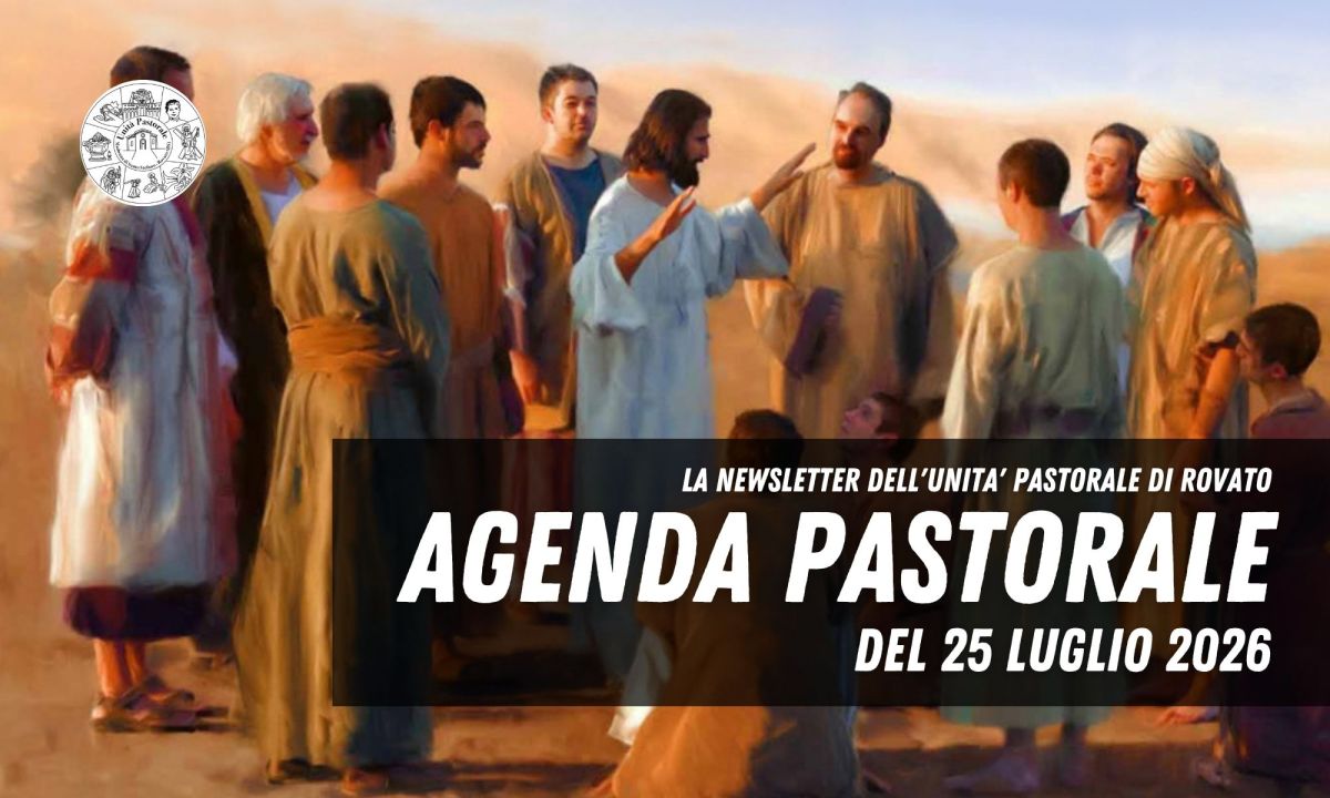 Agenda Pastorale del 25 Luglio&nbsp;2026