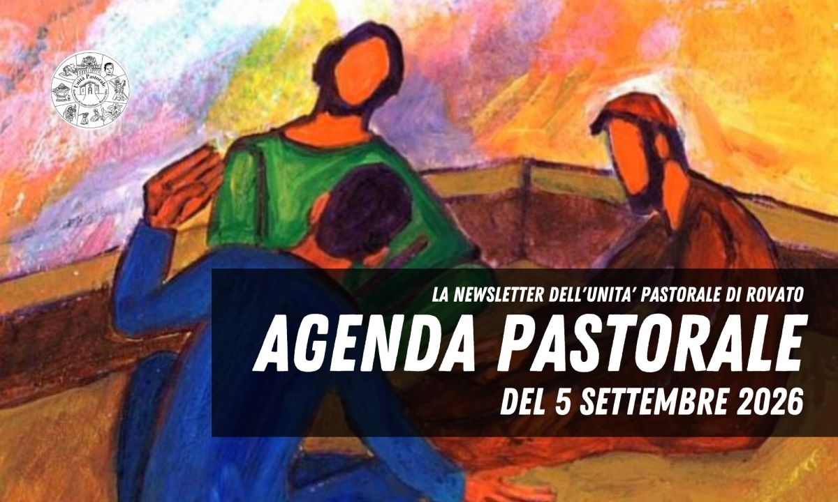 Agenda Pastorale del 5 settembre&nbsp;2026