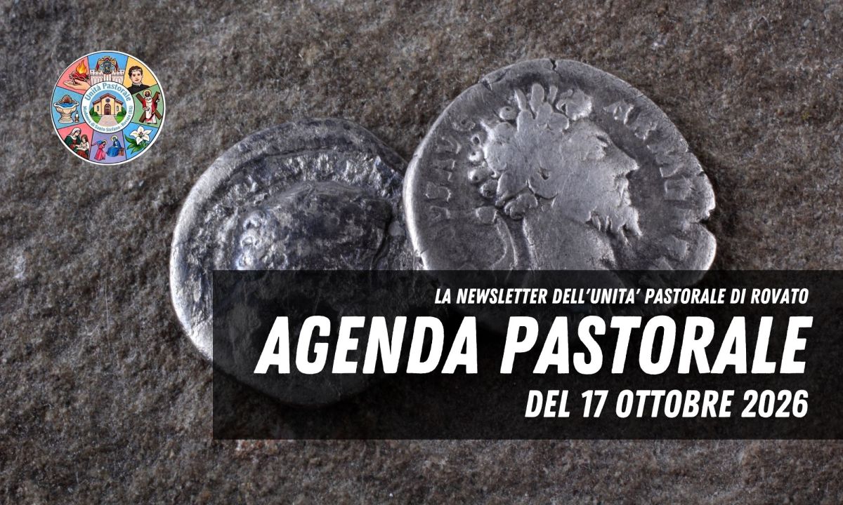 Agenda Pastorale del 17 Ottobre&nbsp;2026