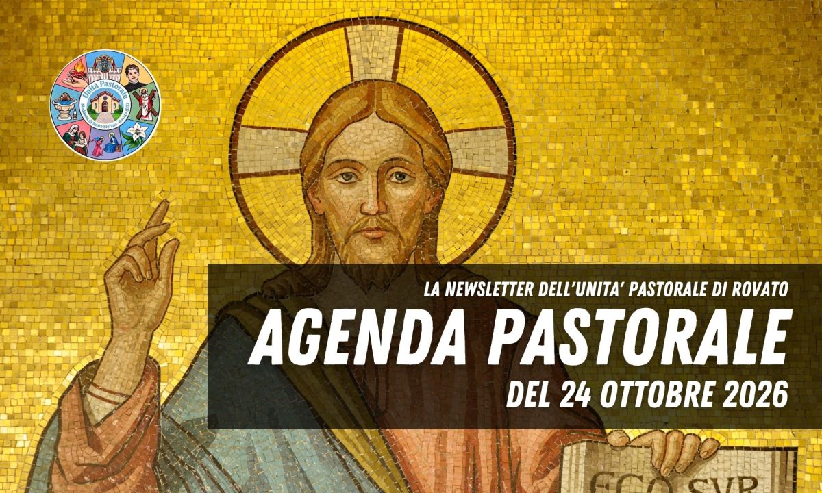 Agenda Pastorale del 24 Ottobre&nbsp;2026