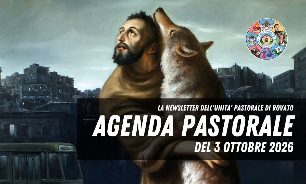 Agenda Pastorale del 3 Ottobre&nbsp;2026